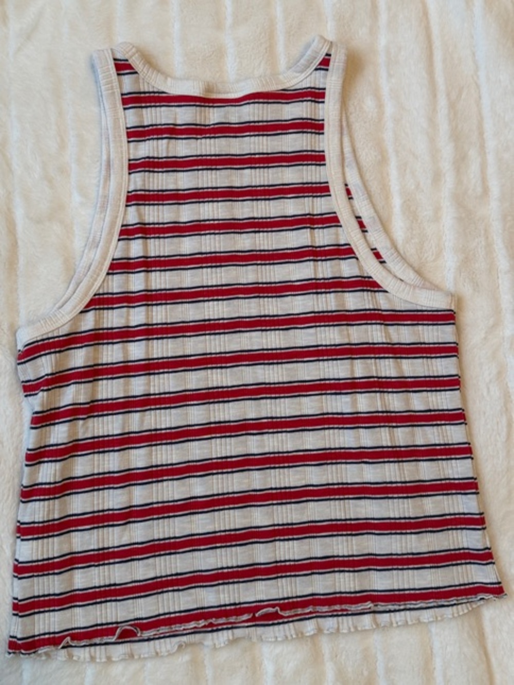 Universal Threads Ribbed Stripped Tank - Picture 3 of 5